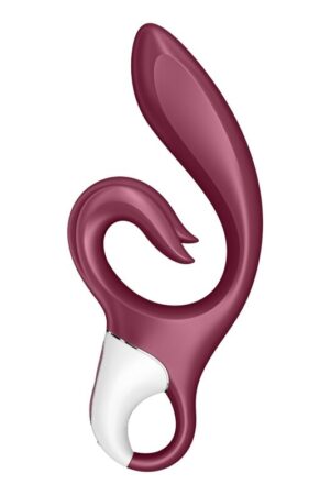 SATISFYER - LOVE ME VIBRADOR RABBIT ROJO