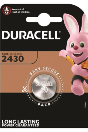 DURACELL - BUTTON BATTERY LITIO CR2430 3V 1 UNIT