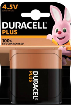 DURACELL - PLUS POWER 100 ALKALINE BATTERY 4.5V 3LR12 BLISTER*1