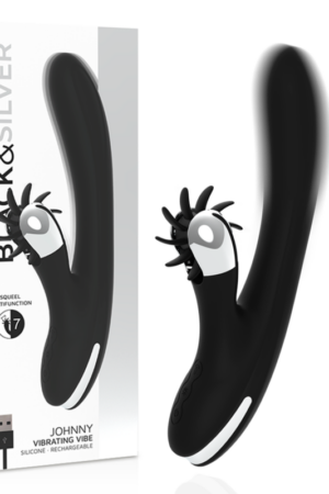 BLACK&SILVER - BUNNY JOHNNY VIBRATING VIBE