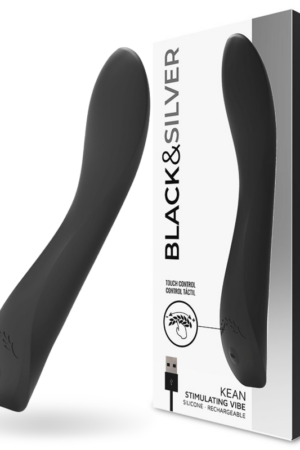 BLACK&SILVER - KEAN VIBRATOR TOUCH CONTROL