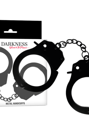 DARKNESS - METAL HANDCUFFS FOR BLACK HANDS