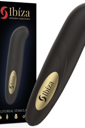 IBIZA - CLIT STIMULATOR USB CHARGER 10 VIBRATION MODES GOLDEN 13 X 2,9 CM