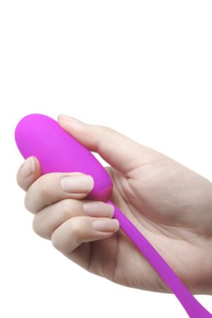 PRETTY LOVE - JULIUS HUEVO VIBRADOR IMPERMEBLE & RECARGABLE MORADO