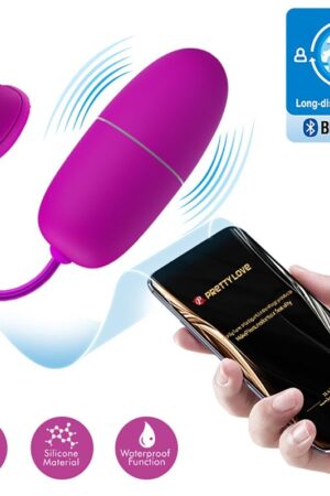 PRETTY LOVE - NYMPH HUEVO VIBRADOR CONTROLADO POR APP VIOLETA