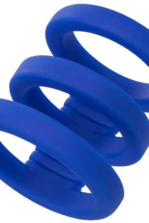 CALEXOTICS - ADMIRAL JAULA TRIPLE PARA PENE AZUL