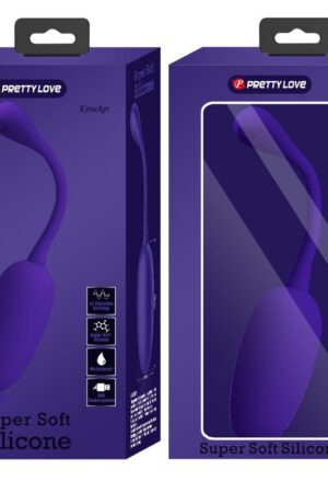 PRETTY LOVE - KNUCKER PURPLE RECHARGEABLE VIBRATING EGG