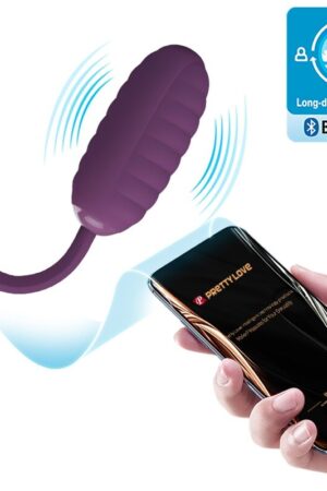 PRETTY LOVE - CASPER HUEVO VIBRADOR RECARGABLE MORADO