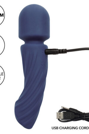 CALEXOTICS - CHARISMA ALLURE MASSAGER DUAL MOTORS 12 FUNCTIONS 17.25 CM X 4.5 CM PURPLE