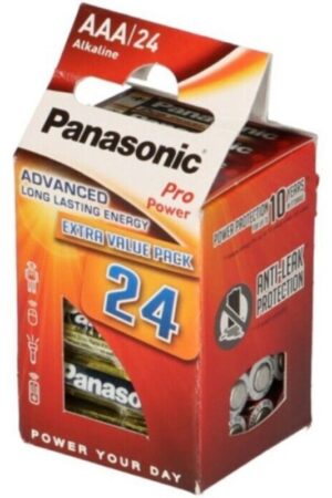 PANASONIC - PRO POWER ALKALINE AAA BATTERY LR03 PACK*24