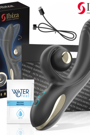 IBIZA - VIBRADOR TWISTER CON ESTIMULADOR CURVE Y VIBRO-ROTACIÓN