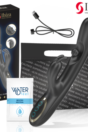 IBIZA - POTENTE VIBRADOR RABBIT CON PERLA ROLLING MASAJEADORA