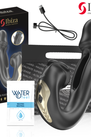 IBIZA - ROSE VIBRADOR EFECTO OSCILANTE Y ESTIMULADOR CLÍTORIS