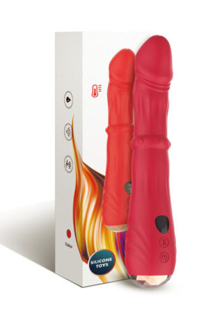 ARMONY - THERMO-ADJUSTABLE POINT A STIMULATOR VIBRATOR DILDO RED