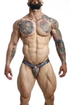 MOB - DNGEON SNAP JOCKSTRAP GRAY ONE SIZE