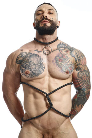 MOB - DNGEON BLACK ROPE WITH COCK RING