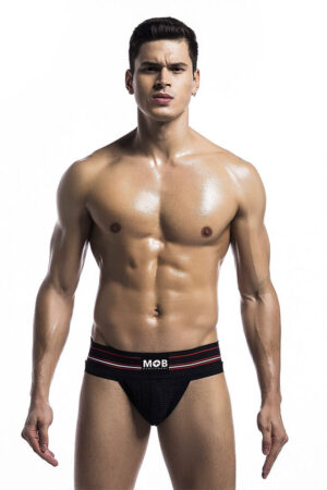 MOB - CLASSIC BLACK THONG SIZE L