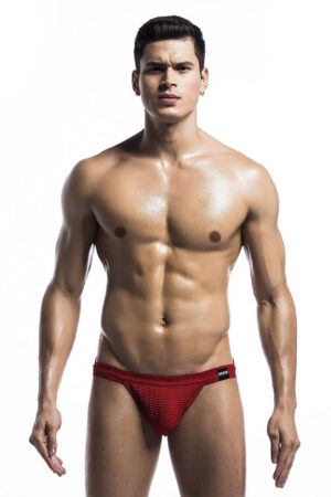MOB - RED FETISH JOCKSTRAP SWIMSUIT SIZE XL