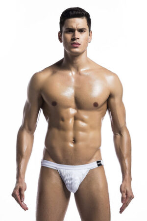 MOB - WHITE FETISH JOCKSTRAP SWIMSUIT SIZE XL