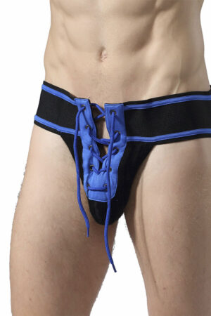 MOB - FETISH JOCKSTRAP FOOTBALL BLUE SIZE XL