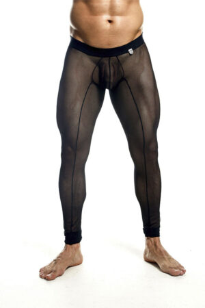 MOB - MEDIAS DE MALLAS TRANSPARENTES NEGRAS TALLA S