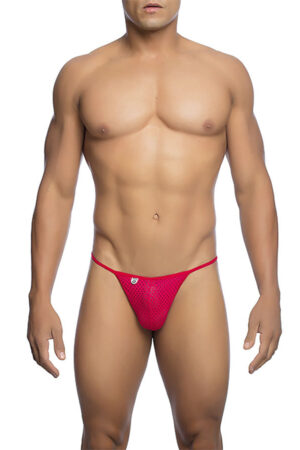 MOB - V-STRING DE MICROFIBRA ROJA TALLA S/M