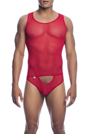 MOB - BODYSHEER TRANSPARTE ROJO TALLA S/M