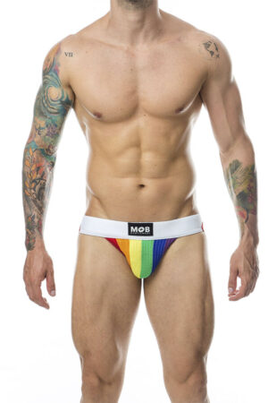 MOB - JOCK CLASICO STRIPE RAINBOW TALLA S