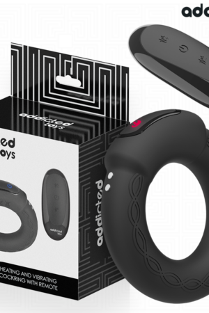 ADDICTED TOYS - HEATING EFFECT VIBRATING COCK RING REMOTE CONTROL