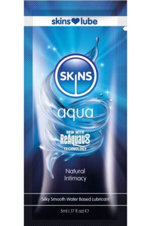 SKINS - AQUA WATER-BASED LUBRICANT SINGLE-DOSE 5 ML