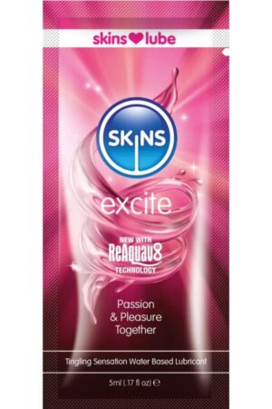 SKINS - EXCITE WATER-BASED LUBRICANT SINGLE-DOSE 5 ML