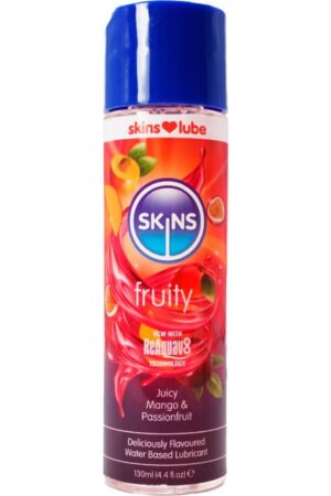 SKINS - FRUITY WATER-BASED LUBRICANT MANGO & PASSION FRUIT 130 ML
