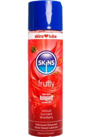 SKINS - FRUITY WATER-BASED LUBRICANT STRAWBERRY 130 ML