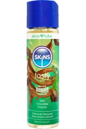 SKINS - TASTY WATER-BASED LUBRICANT MINT & CHOCOLATE 130 ML