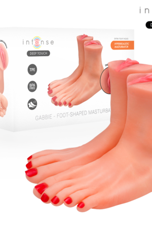 INTENSE DEEP TOUCH - GABBIE TWO-PIECE FOOT-SHAPED MASTUBADOR