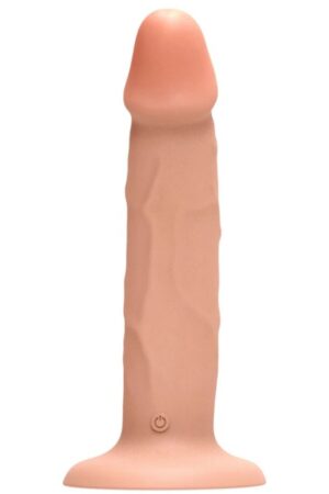 GET REAL - REALISTIC SILICONE VIBRATING DILDO CLEAR 19.5 CM