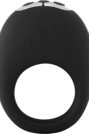 JE JOUE - MIO ANILLO PARA EL PENE VIBRADOR FUERTE Y FLEXIBLE NEGRO