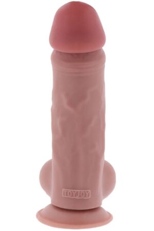 GET REAL - DELUXE REALISTIC PENIS WITH TESTICLES EXTRA THICK 23 CM