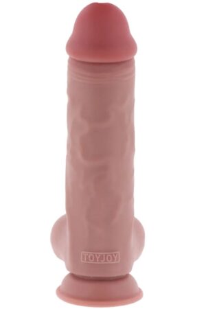 GET REAL - DELUXE REALISTIC PENIS WITH TESTICLES EXTRA THICK 25 CM