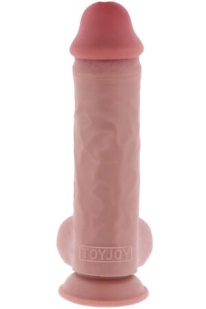 GET REAL - DELUXE REALISTIC PENIS WITH TESTICLES EXTRA THICK 28 CM