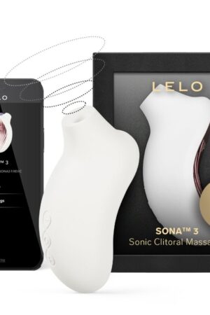 LELO - SONA 3 SONIC CLITORAL MASSAGER WHITE