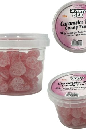 DIABLO PICANTE - 20 GIN & TONIC FLAVORED PENIS CANDIES