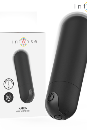 INTENSE - KAREN MINI RECHARGEABLE VIBRATING BULLET BLACK