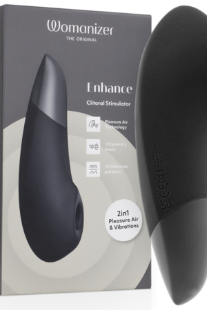 WOMANIZER - ENHANCE CLITORIAL STIMULATOR BLACK