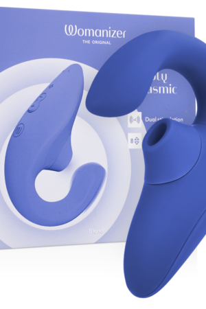 WOMANIZER - BLEND ESTIMULADOR VIBRADOR RABBIT AZUL
