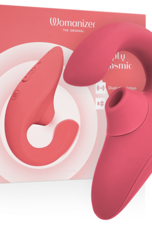 WOMANIZER - BLEND RABBIT VIBRATOR STIMULATOR VIBRANT ROSE