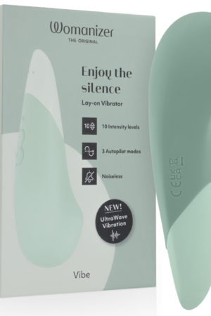 WOMANIZER - VIBE LAY-ON SILENT VIBRATOR SAGE