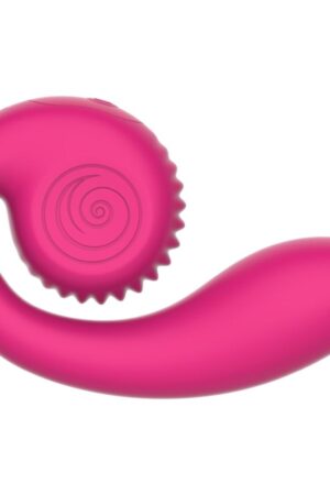 SNAIL VIBE - GIZI LITE DUAL G-SPOT & CLITORAL PINK VIBRATOR