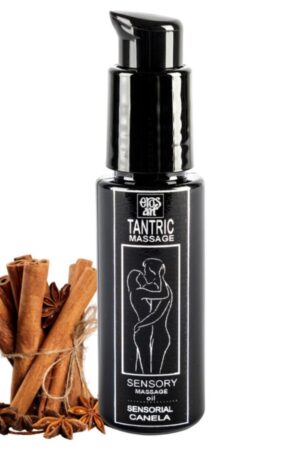 EROS-ART - ACEITE MASAJE TÁNTRICO NATURAL Y AFRODISÍACO CANELA 30 ML