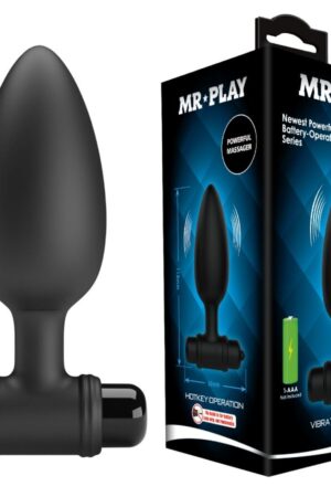 MR PLAY - PLUG ANAL SUPER POWER CON VIBRACIÓN